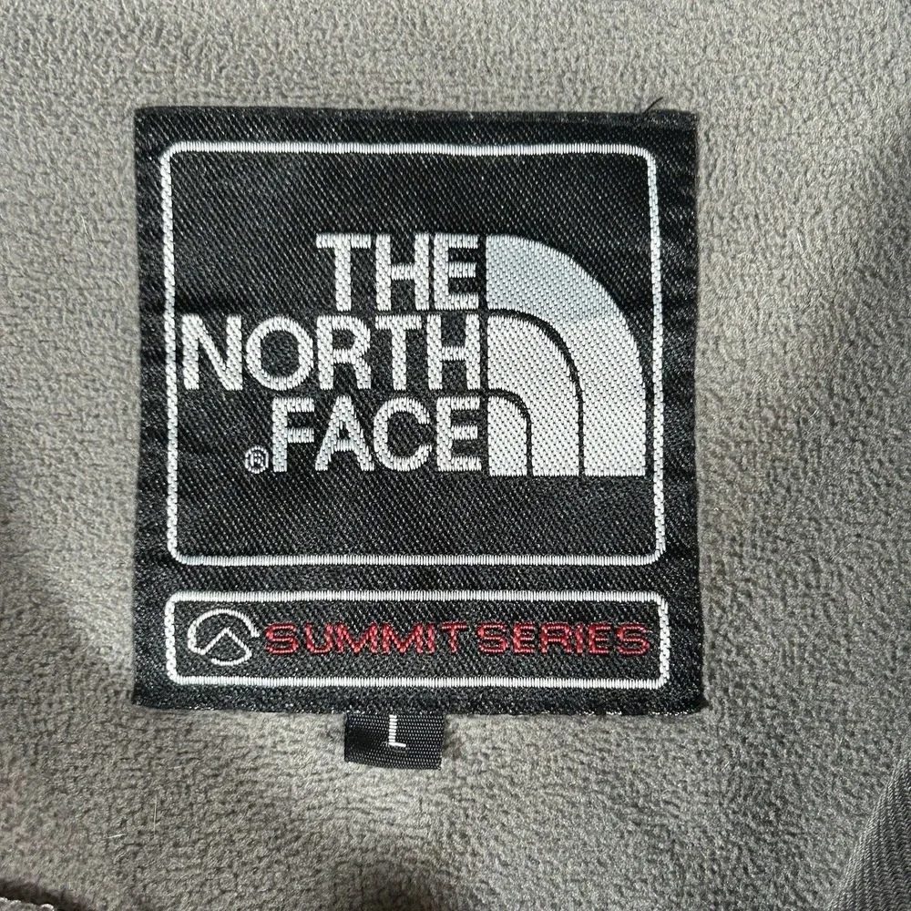 The North Face Summit Series Hooded Jacket Mens L Black Hyvent Removable Hood